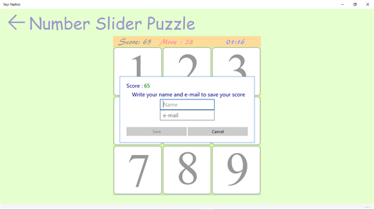 Number Slider Puzzle screenshot 3