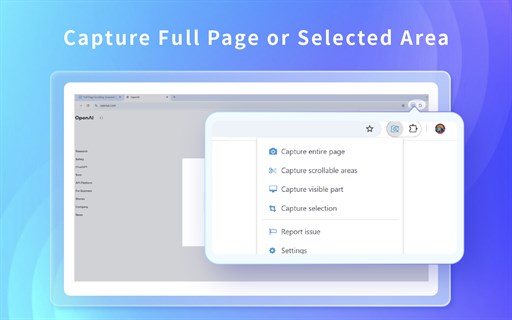 Capture X — Full Page & Scrollable Screenshot