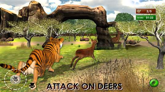 Wild Tiger Jungle Hunt - African Animal Hunting screenshot 2