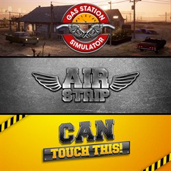 Pacote do jogo: Gas Station Simulator, Airstrip DLC e Can Touch This DLC