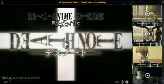 Home Cinema: Death Note Series screenshot 2