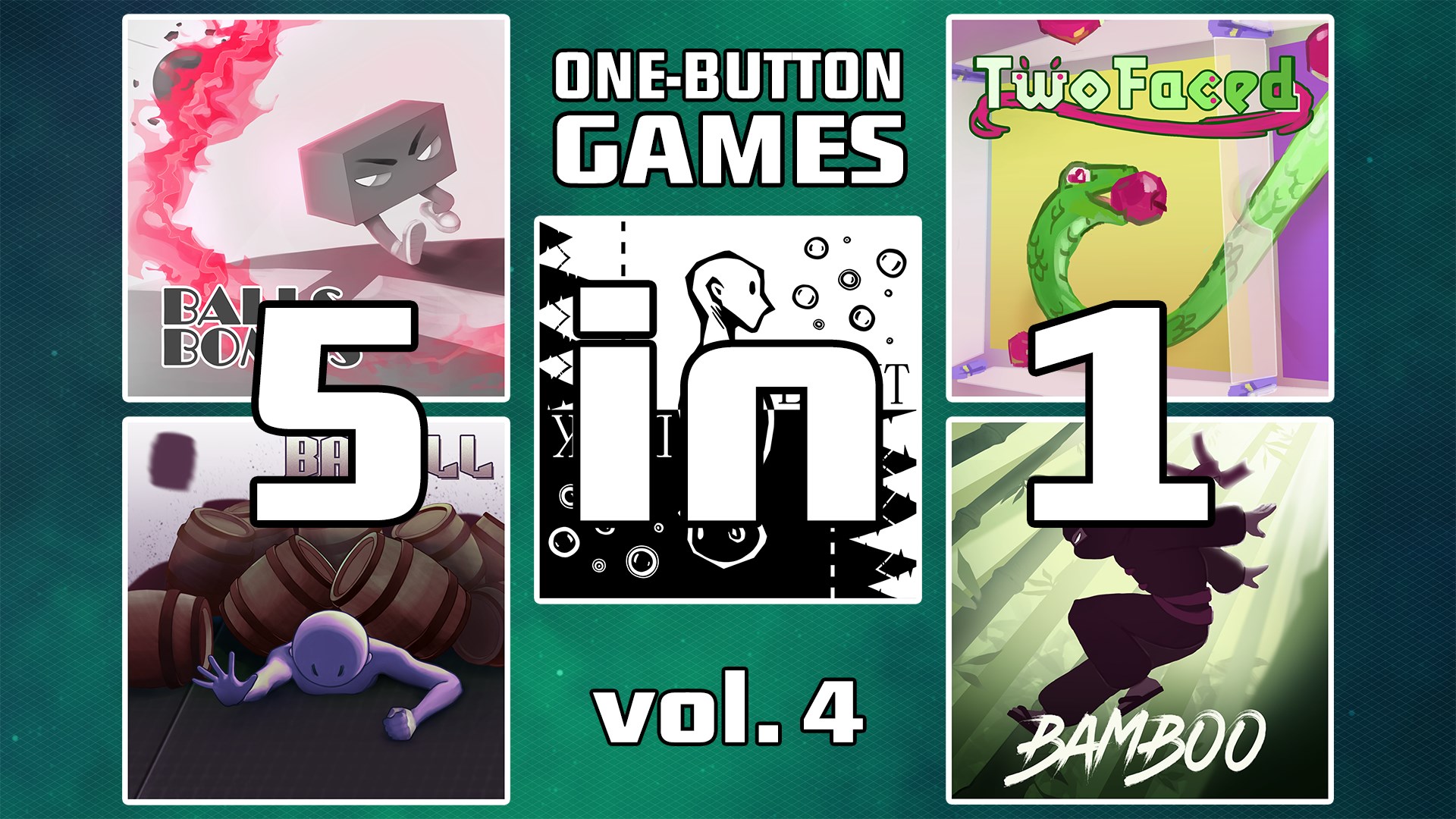 One Button Games 5-in-1 vol. 4 (Xbox One)