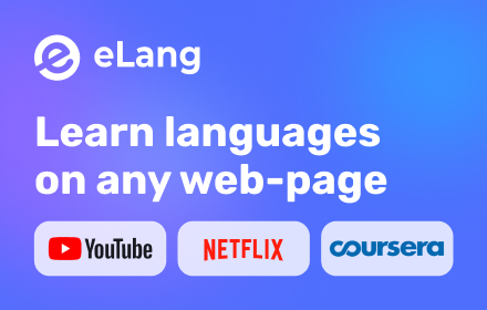 Learn languages with Netflix & YouTube small promo image