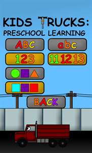 Kids Trucks: Preschool Learning screenshot 1