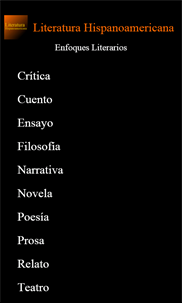 Literatura Hispanoamericana screenshot 3