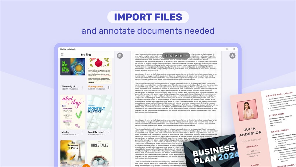 Digital Notebook &mdash; Smart Pencil Notes & PDF editor_5