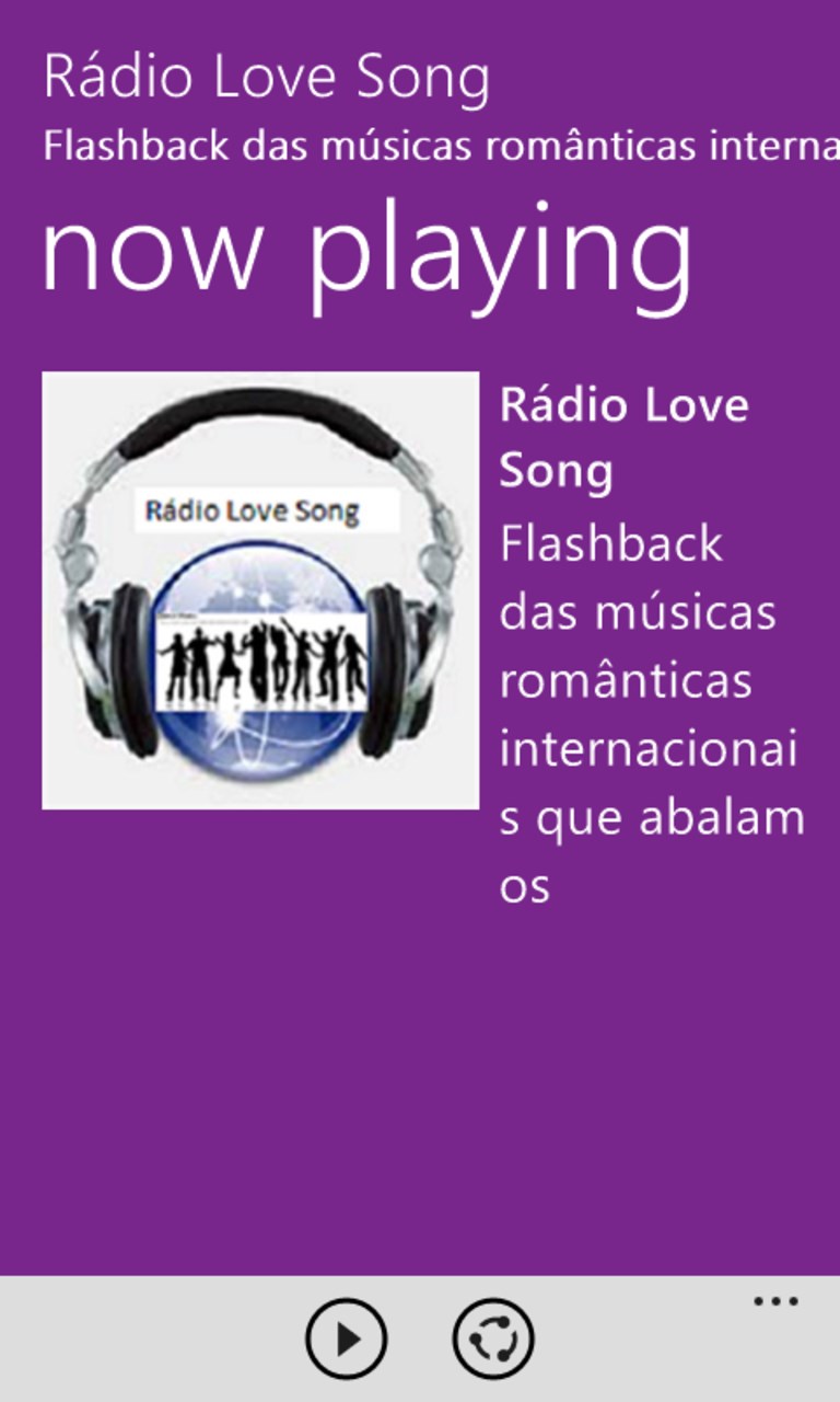 Screenshot 1 Rádio Love Song windows