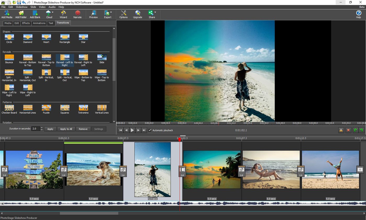 nch photostage slideshow software review