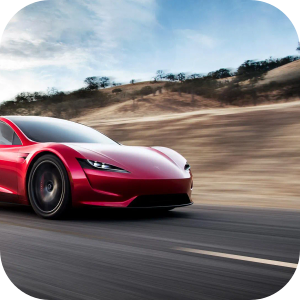 Tesla Red Roadster Car 4K Wallpaper HomePage