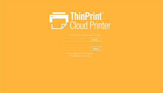 ThinPrint Cloud Printer screenshot 2