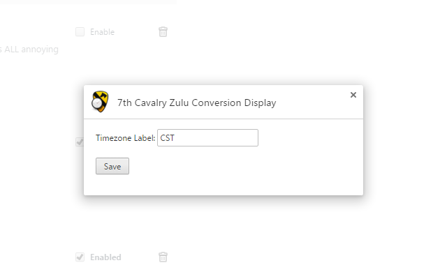 7th Cavalry Zulu Conversion Display