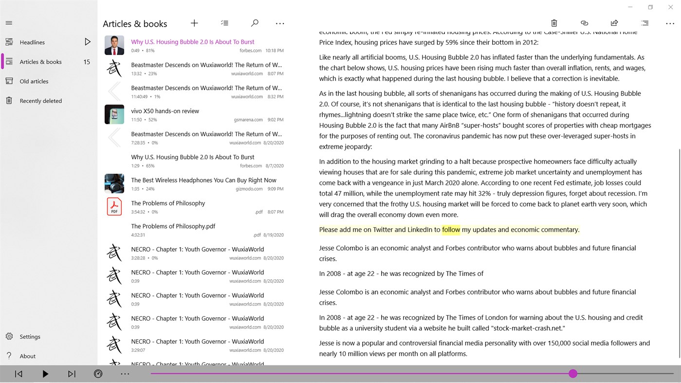 #1. Speech Central: Voice Reader (Windows) Tekijänä: Labsii