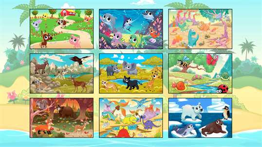 Kids Animal Puzzle screenshot 1