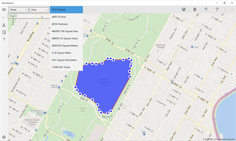 Geo Measure: Map Area / Distance Measurement Screenshots 1