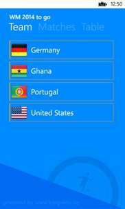 WM 2014 to go Free screenshot 2