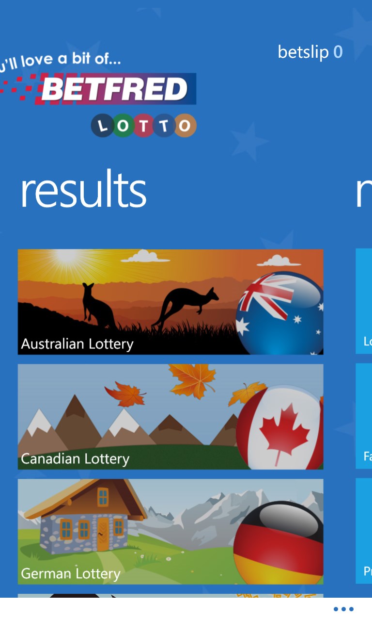 canadian lotto results betfred