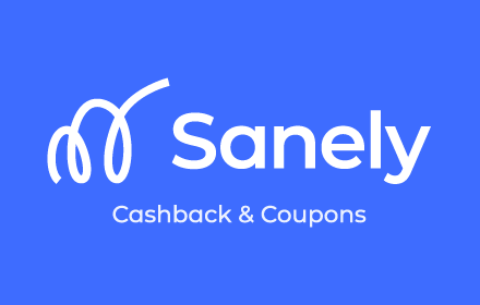 Sanely: cashback, coupons, promo codes, discounts small promo image