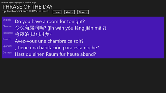 Languages On The Go screenshot 3
