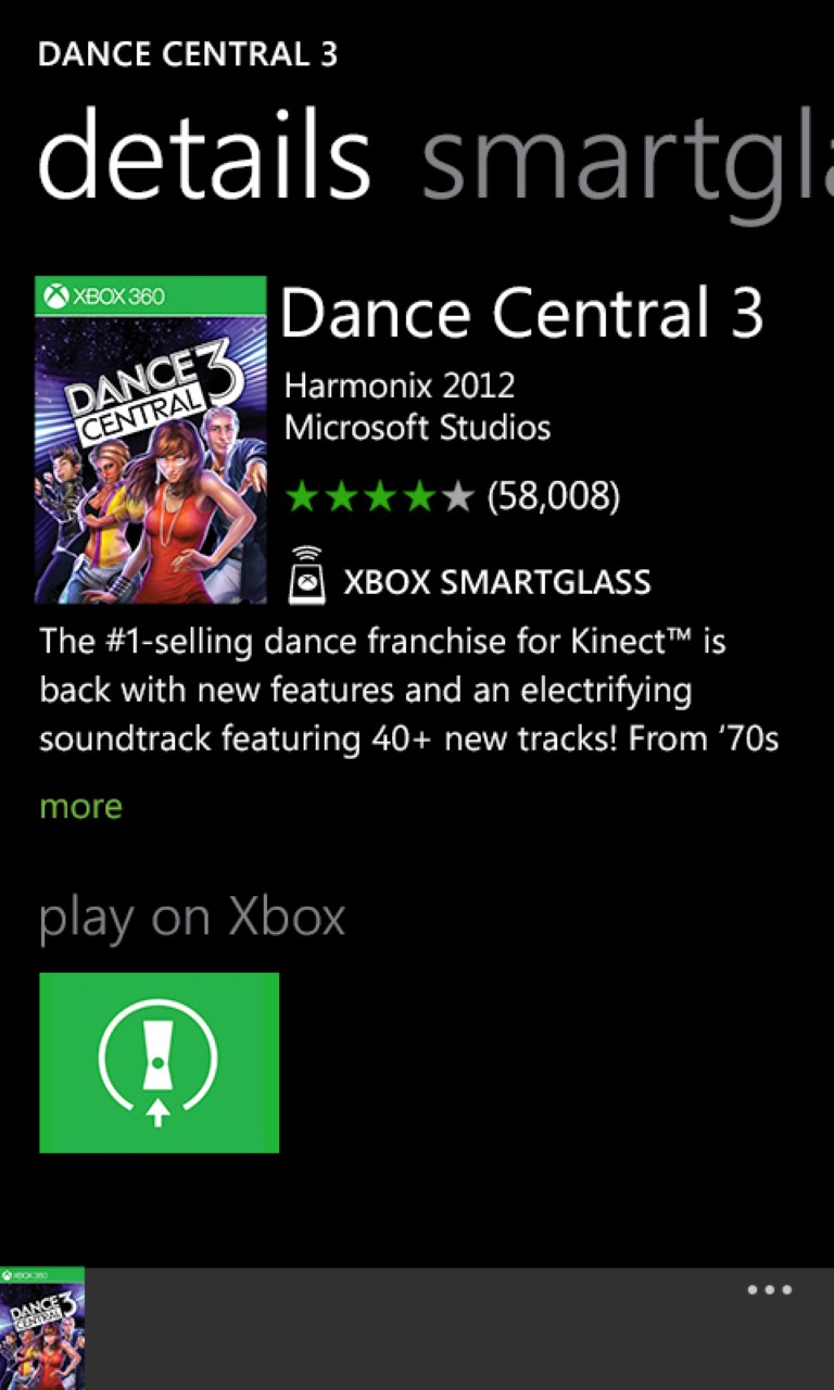 Xbox 360 SmartGlass For Windows 10 Mobile