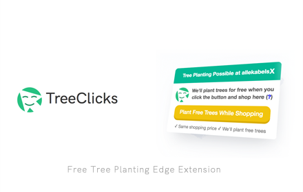 TreeClicks - Plant Trees while Shopping small promo image