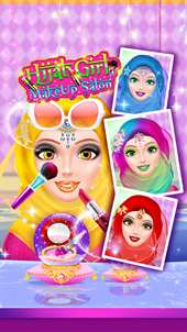 Deluxe Hijab Make up Salon - Headscarf Beauty Make over Game screenshot 1