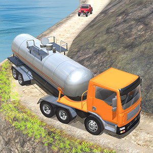 Descargar Oil Tanker Transporter Truck-Dangerous Hill Drive