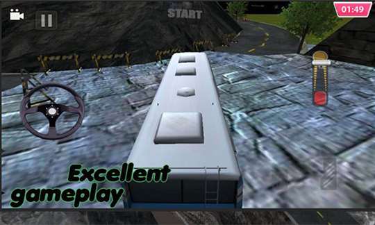 Uphill Climb Bus Drive screenshot 2