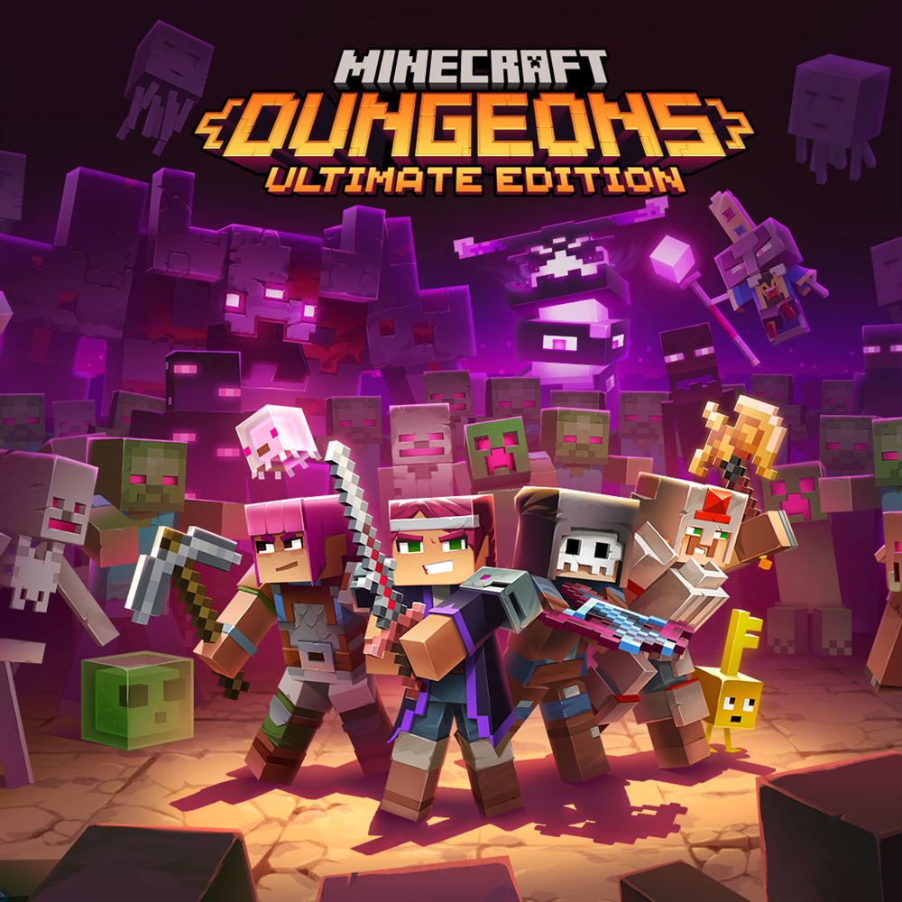 Minecraft Dungeons edycja Ultimate cover art (full size)