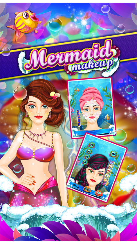 Mermaid Makeup Beauty Salon - Games for Girls Screenshots 1
