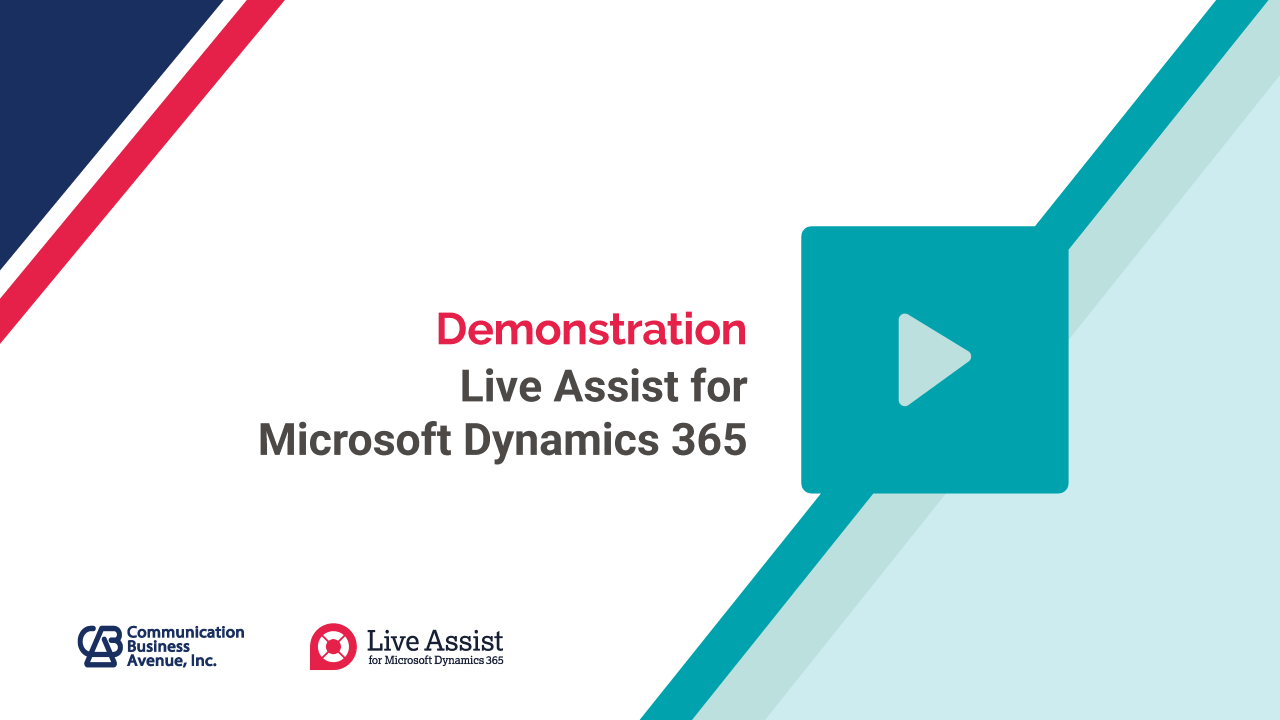 Live Assist for Dynamics 365 powered by LivePerson