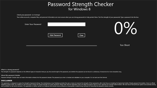 Password Strength Checker screenshot 2