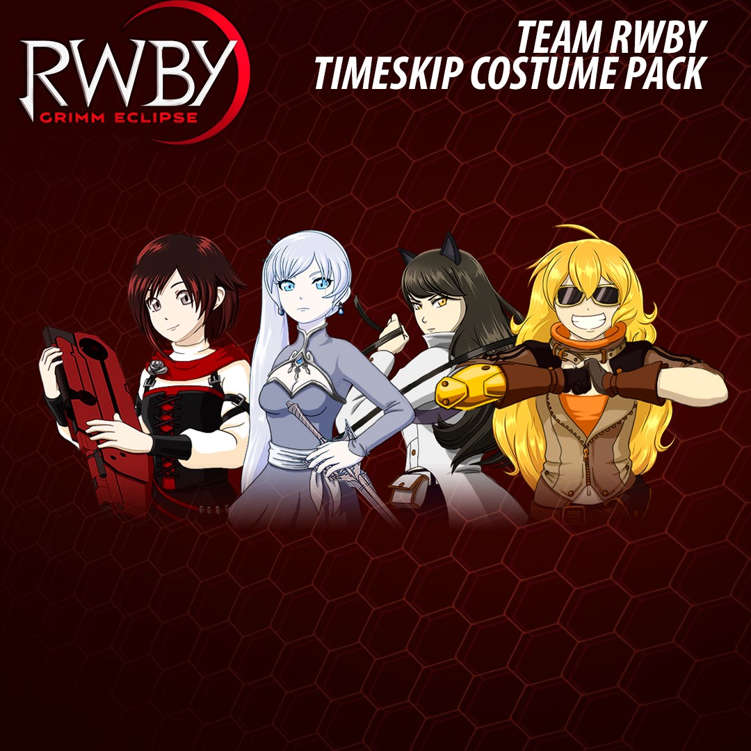 RWBY: Grimm Eclipse - Team RWBY Timeskip Costume Pack