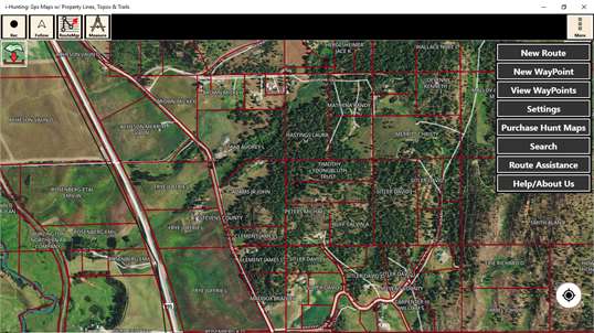 i-Hunting: Gps Maps w/ Property Lines, Topos & Trails screenshot 1