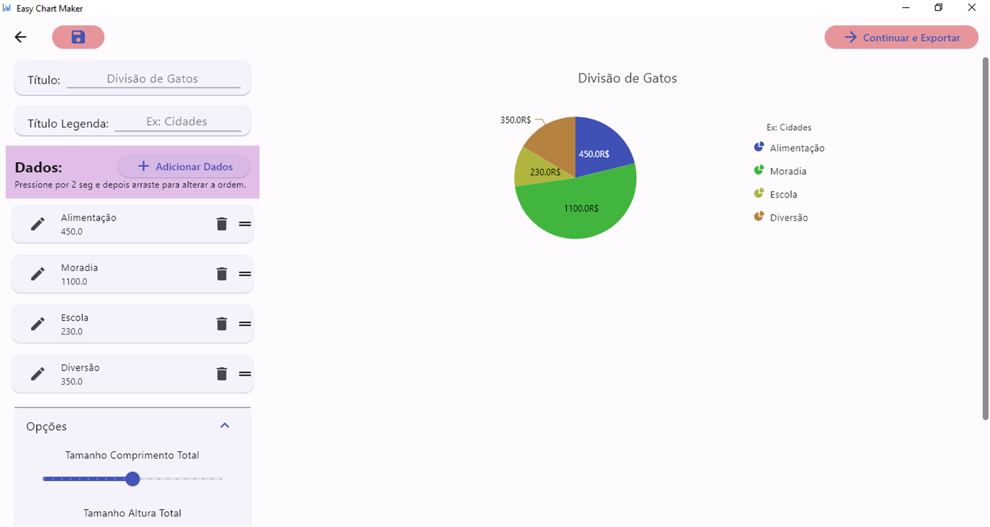 #4. Easy Chart Create (Windows) Podle: Reitz Apps