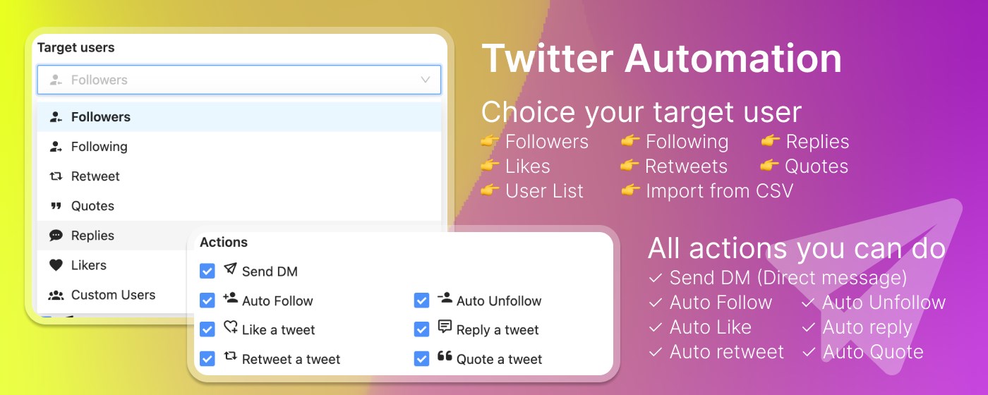 TwBoost - Twitter Automation Tool marquee promo image
