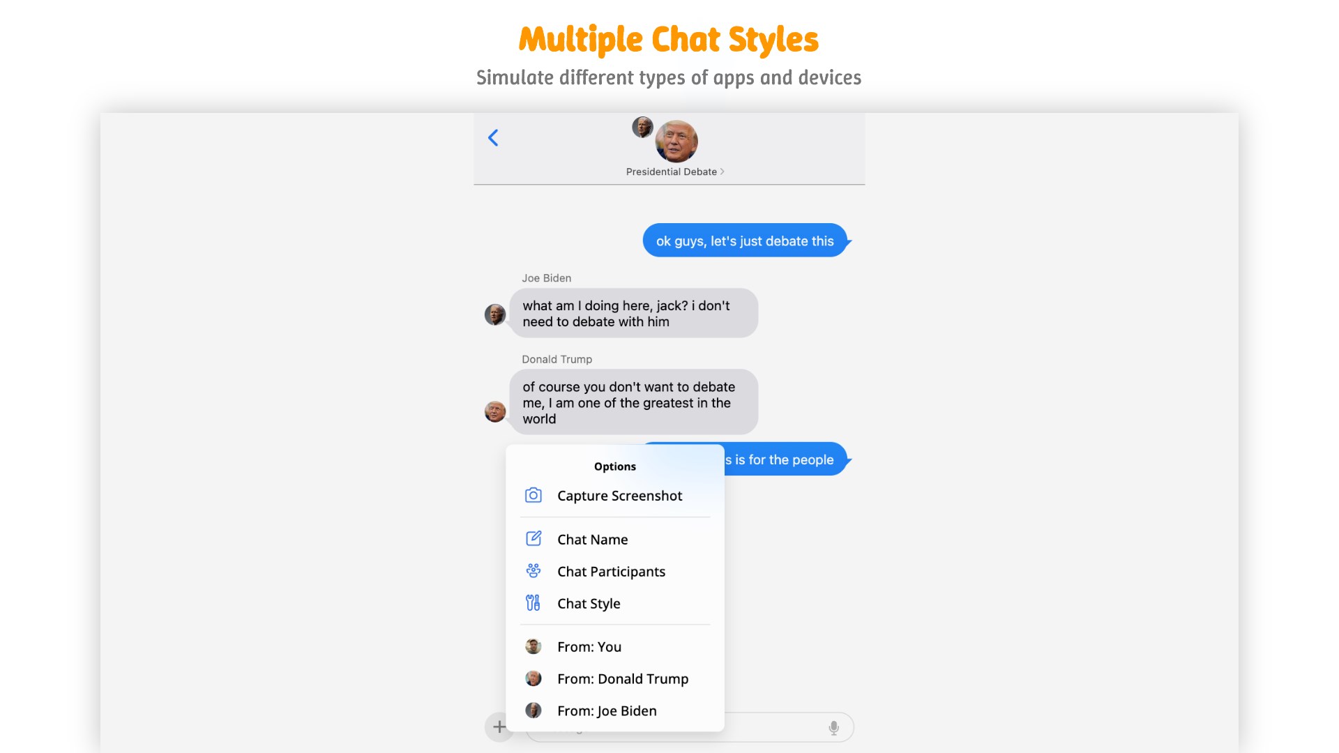 Text Faker screenshot