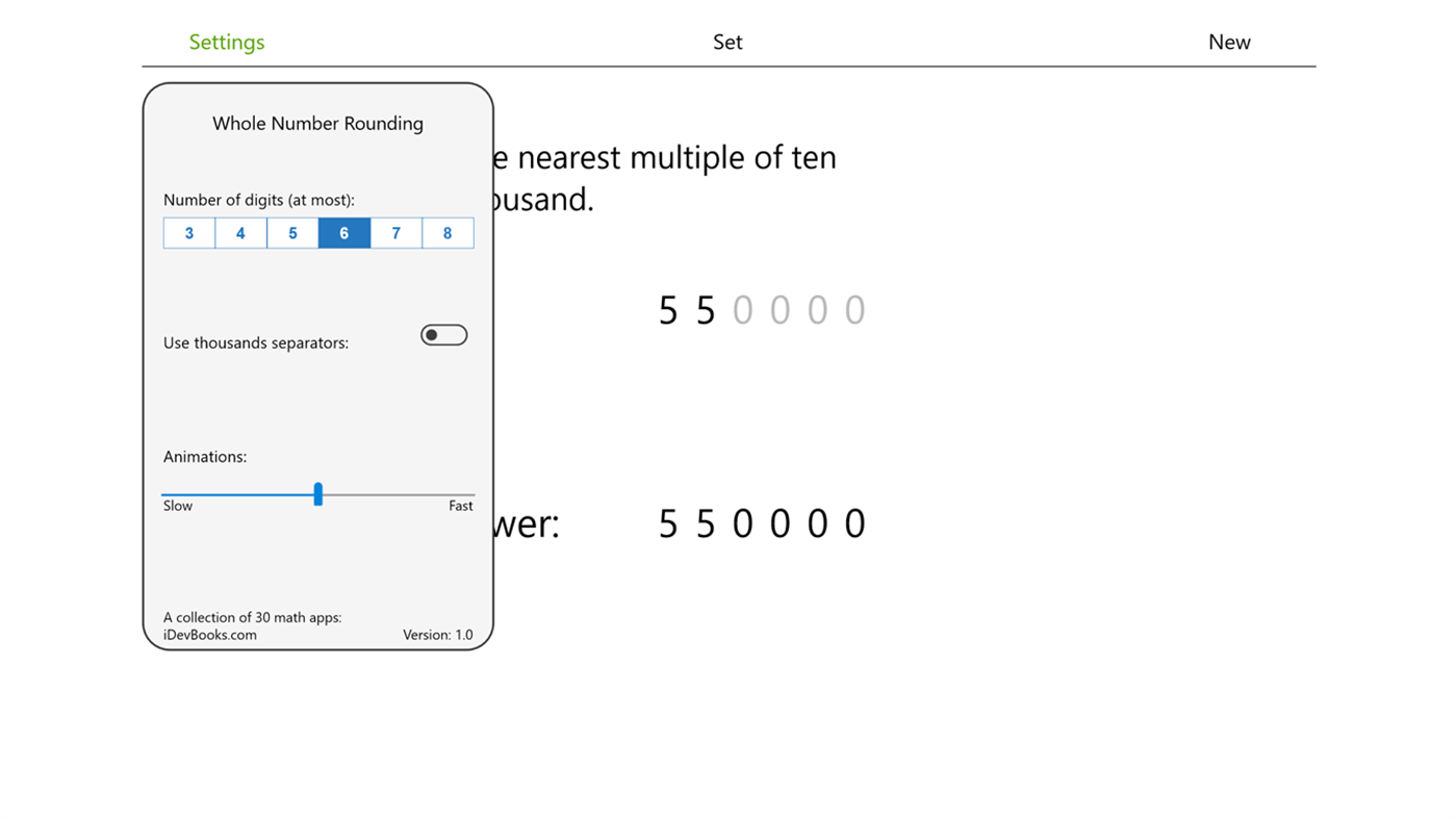 #3. Whole Number Rounding (Windows) 由: iDevBooks