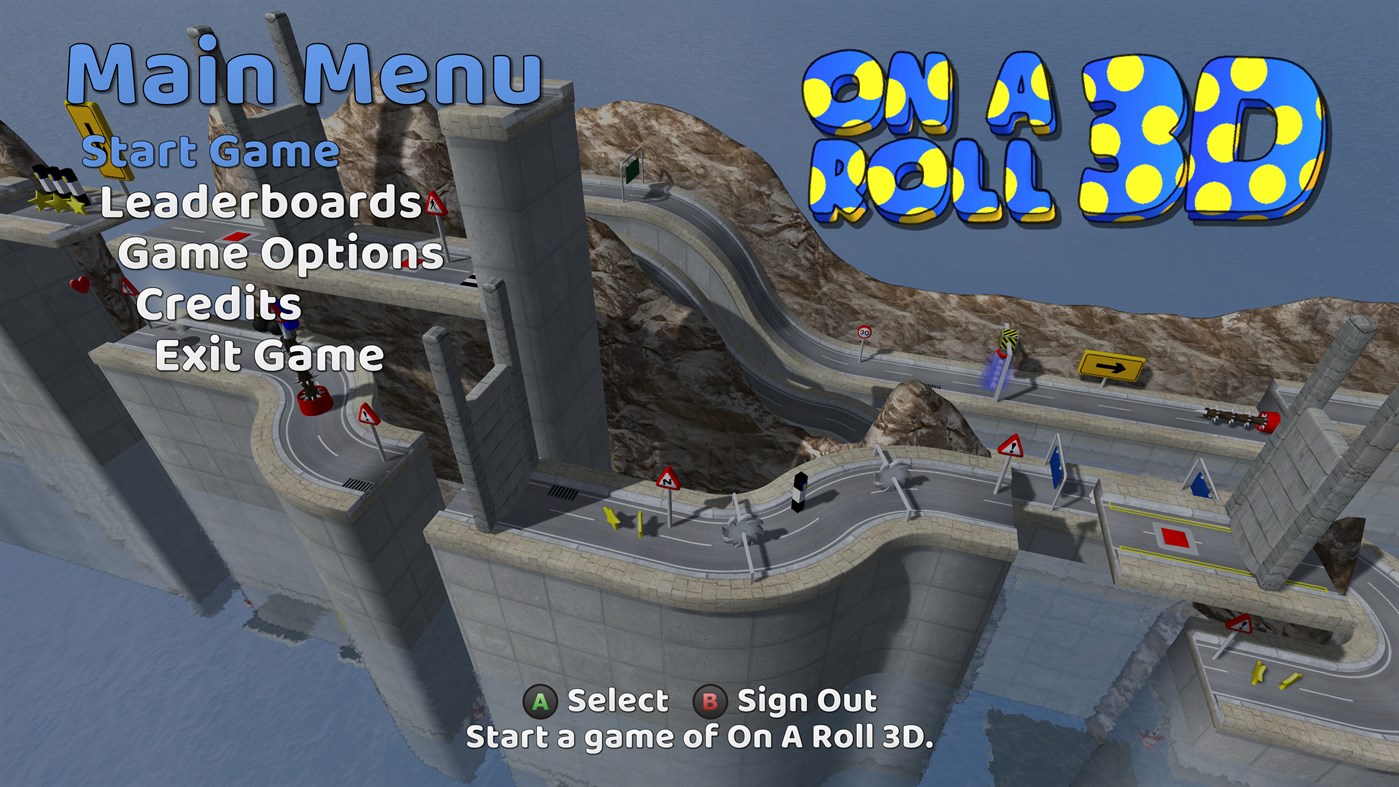 #8. On A Roll 3D (Xbox) De: Battenberg Software