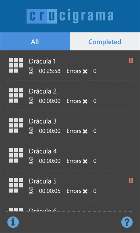 Crucigrama Screenshots 1
