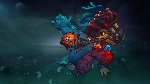 Dizzy - Awesomenauts Assemble! Personagem