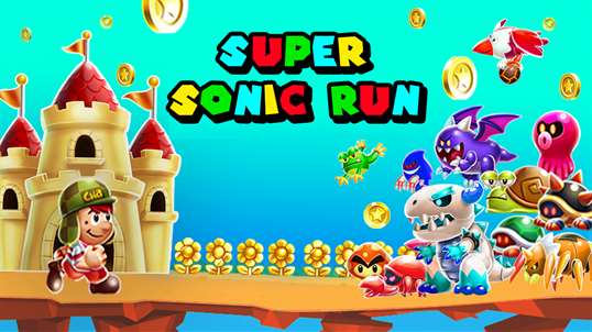 Super Sonic Run! screenshot 1