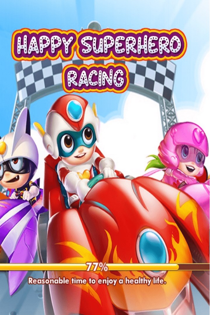 Купить ключ дешево Happy Superhero Racing (Mobile)