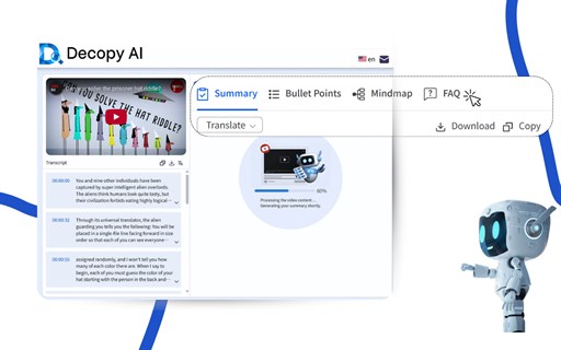 Decopy AI — YouTube Summary & Transcript