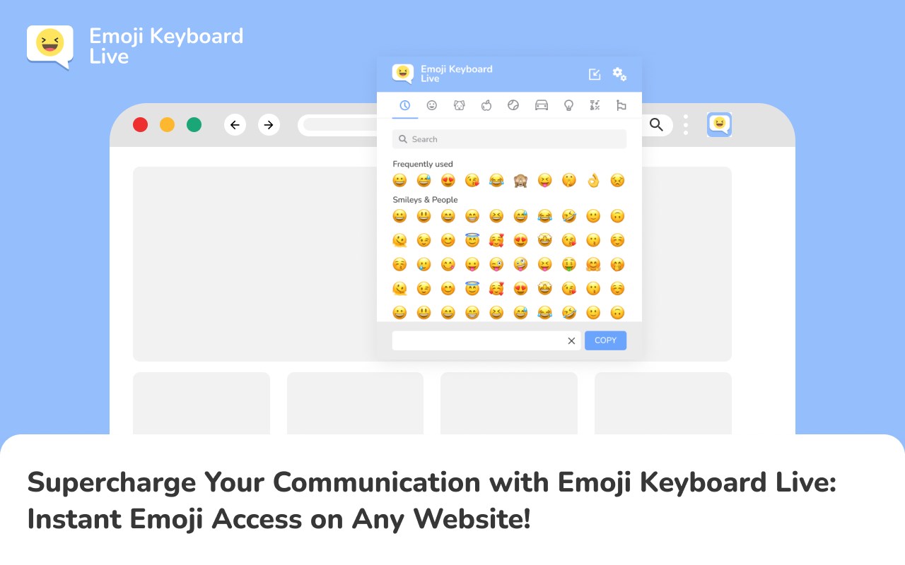 Emoji keyboard live