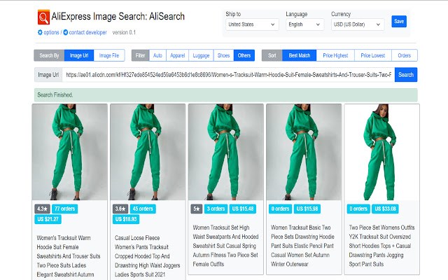 AliExpress Image Search: AliSearch