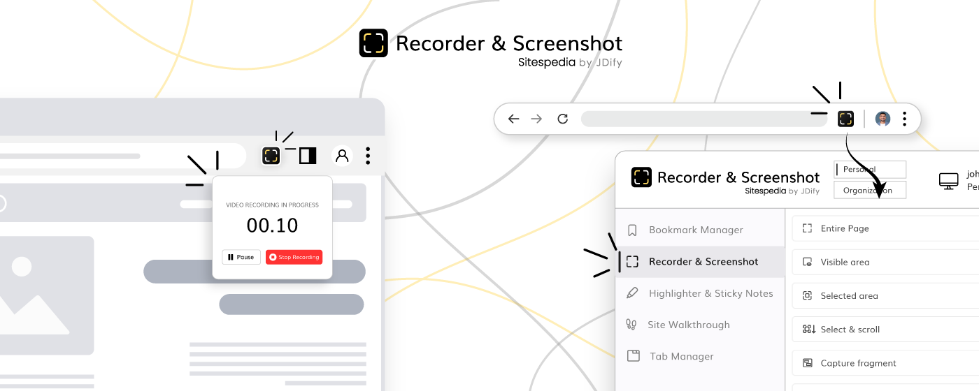 Video Recorder & Site Screenshot | Sitespedia