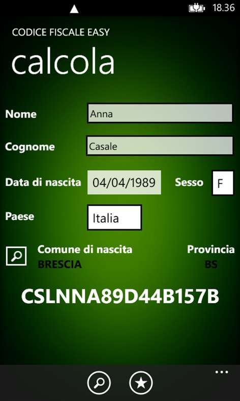 Codice Fiscale Easy for Windows 10 free download