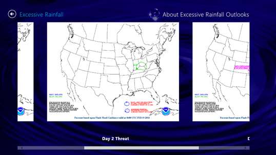 NWS-NOAA Weather Prediction Mini Center screenshot 3