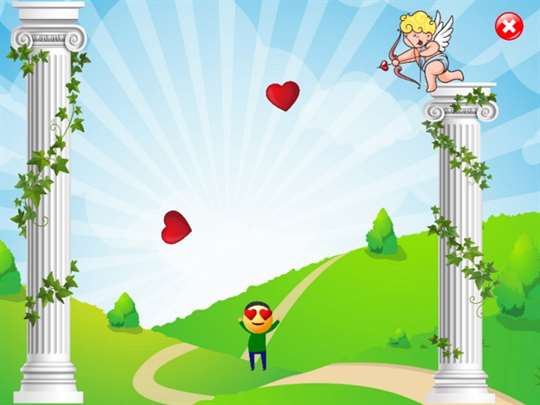Cupid Madness : Rain of hearts screenshot 1