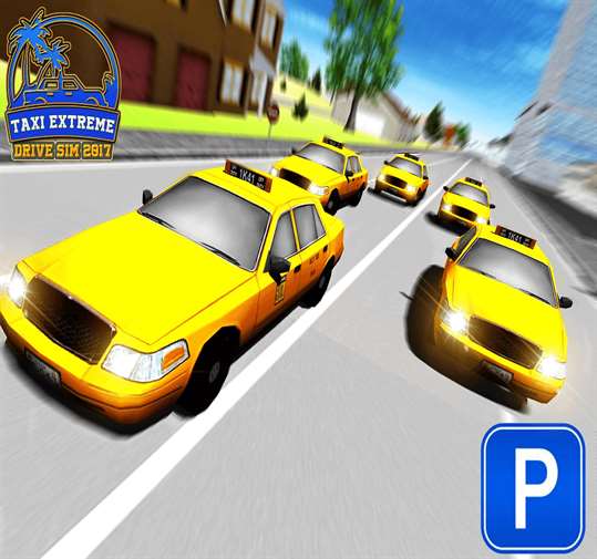 Taxi Extreme Drive Sim 2017 screenshot 3
